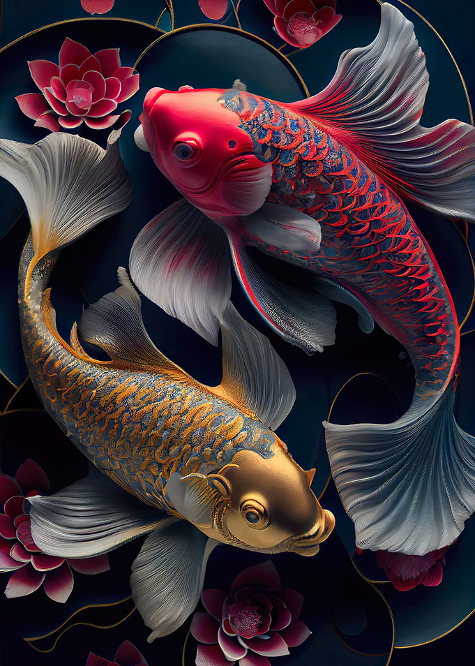 Golden Yin and Yang