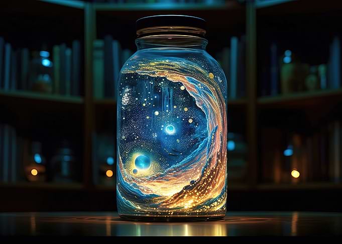 Galaxy in a Jar
