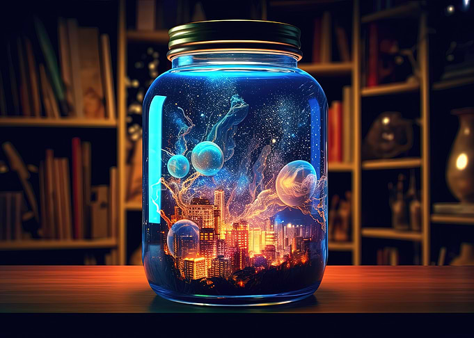 Galaxy in a Jar