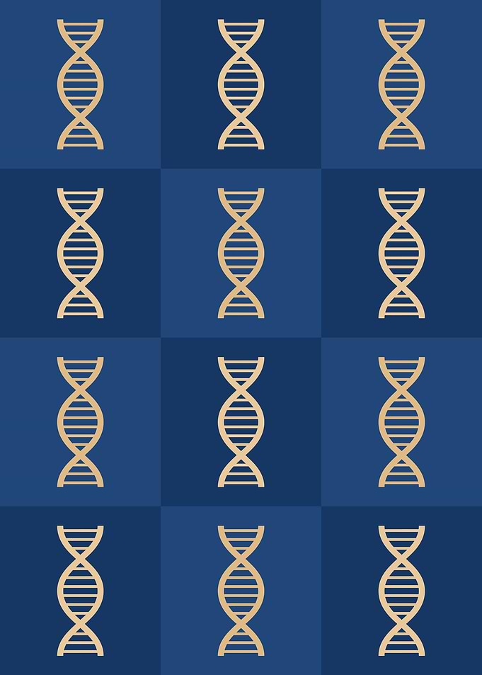 DNA Science Icons Pop Art