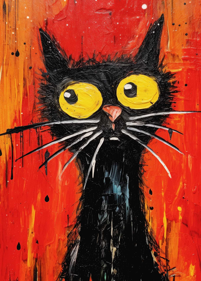 Cat Looking Up
