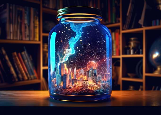 Galaxy in a Jar