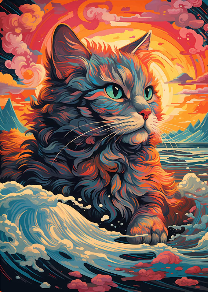 Cat In The Sunshine