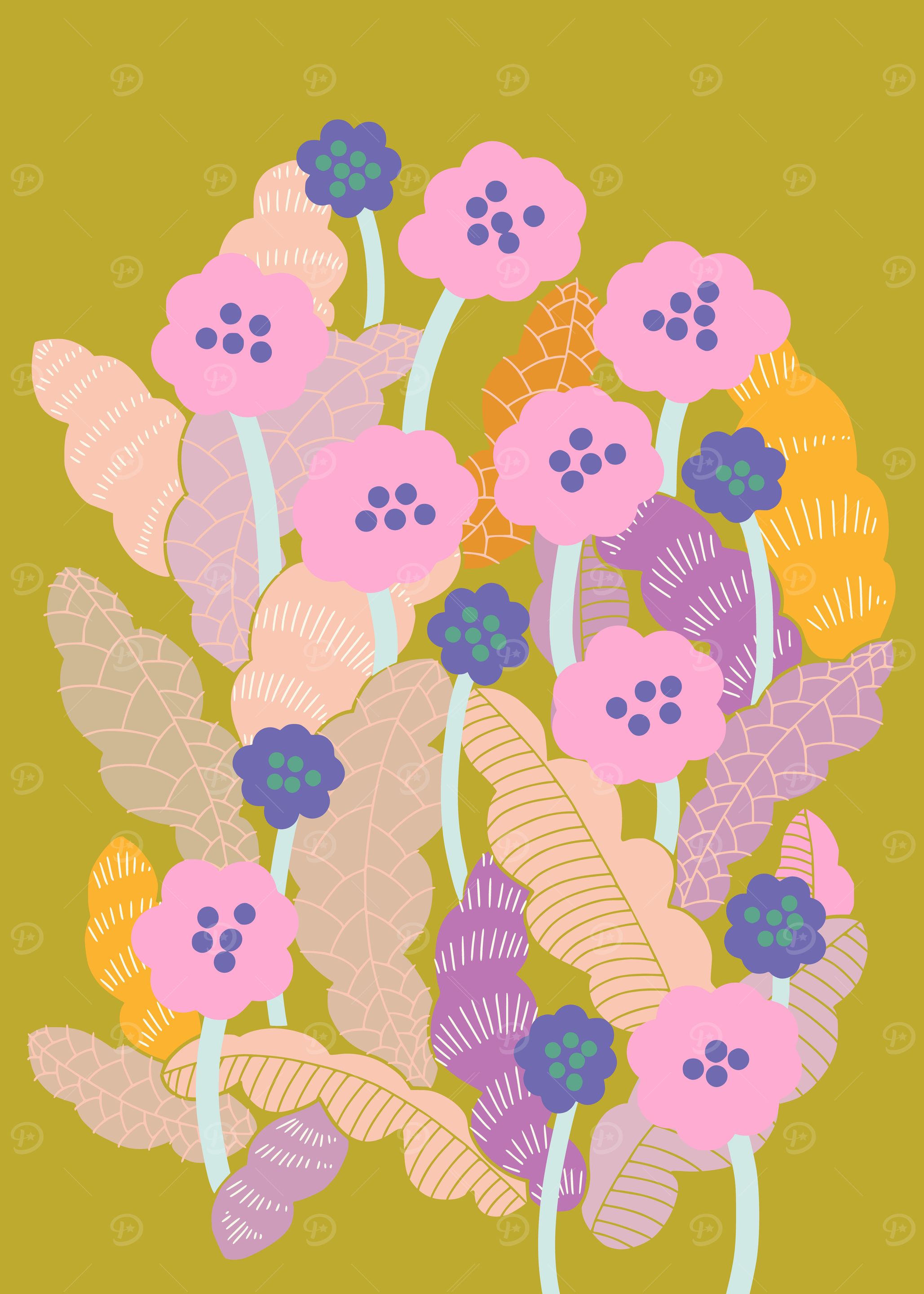 Meadow vibes mustard green