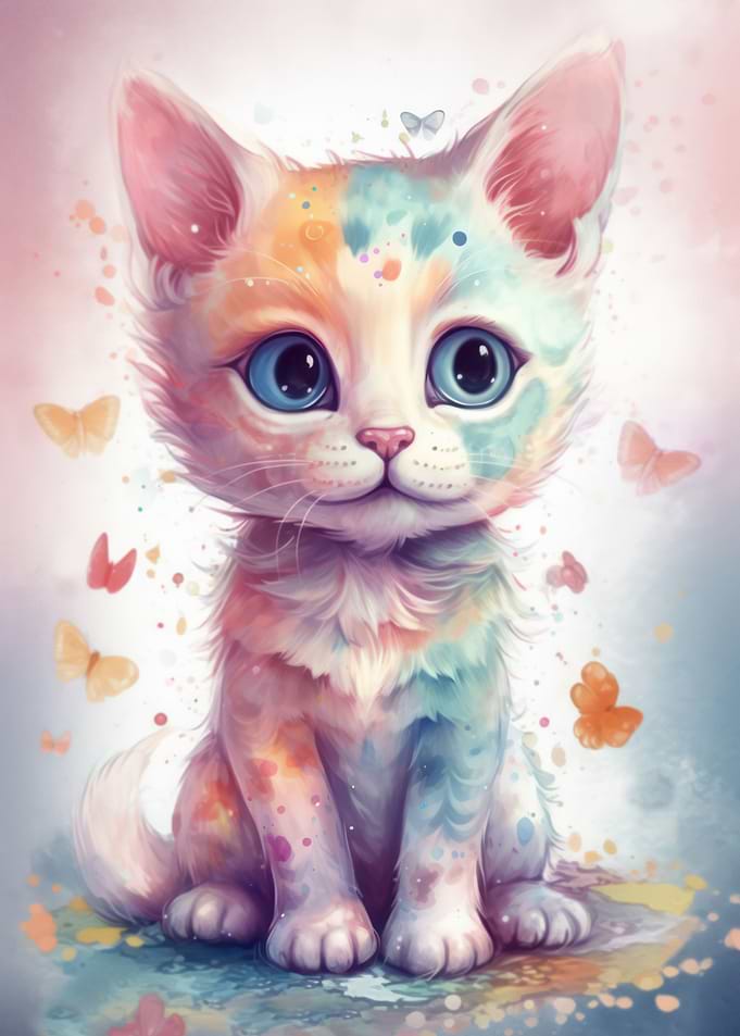 Pastel Cat