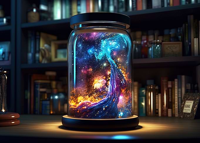 Galaxy in a Jar