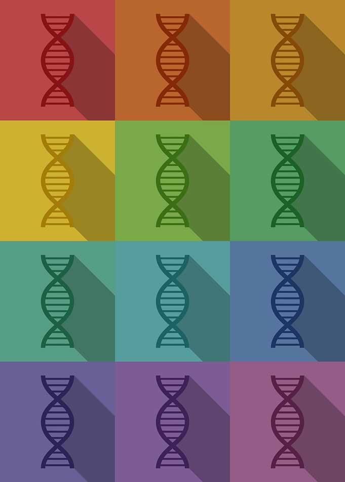 DNA Science Icons Pop Art