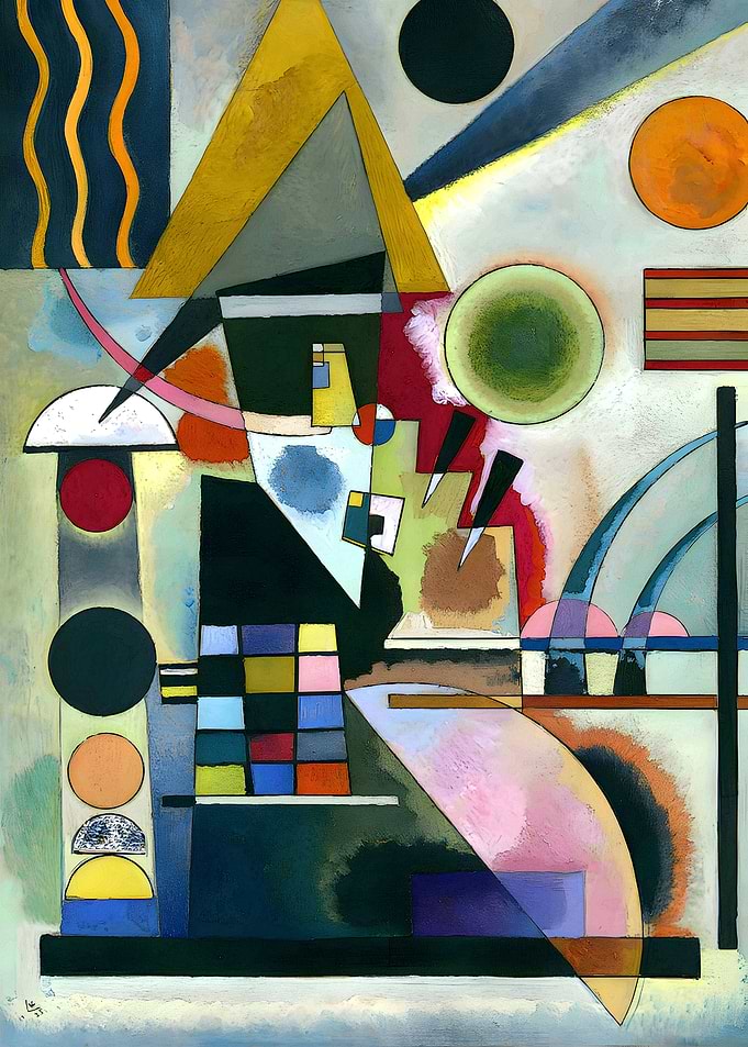 Wassily Kandinsky Swinging