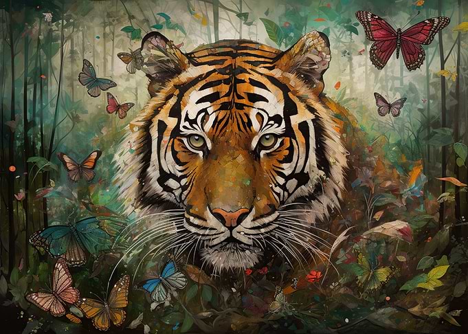Roaring Majesty Wall Art