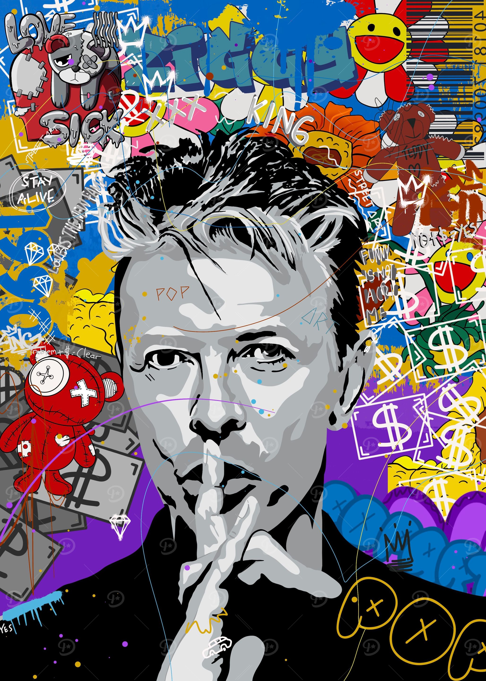 Pop art style
