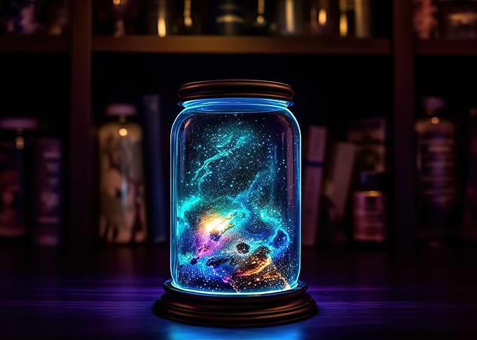 Galaxy in a Jar