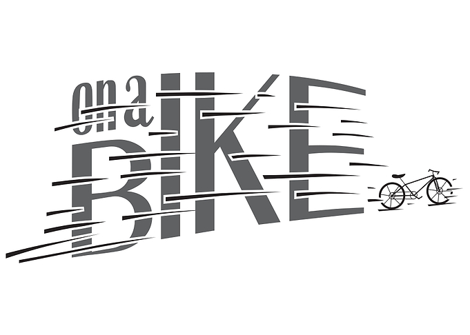On a bike