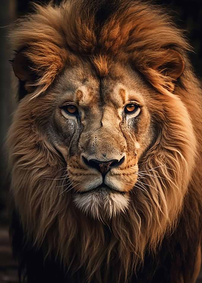 Face of Lion