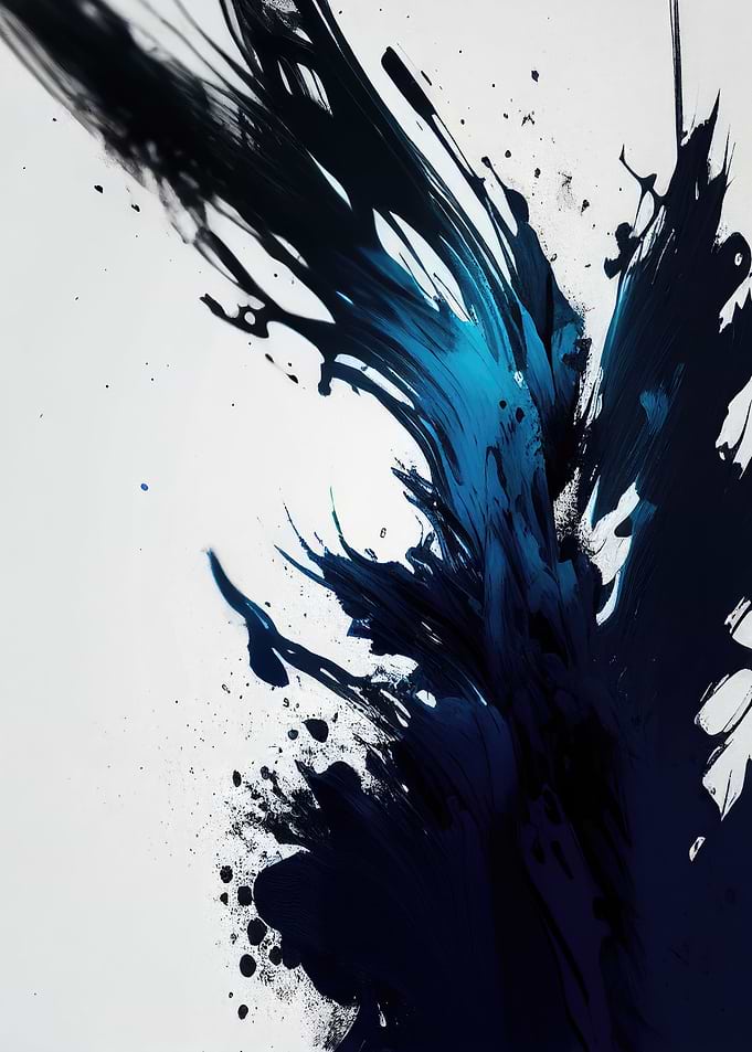 Texture cold blue splatter