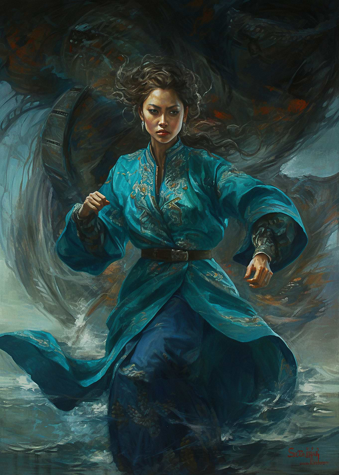 Female Asian Warrior Woman