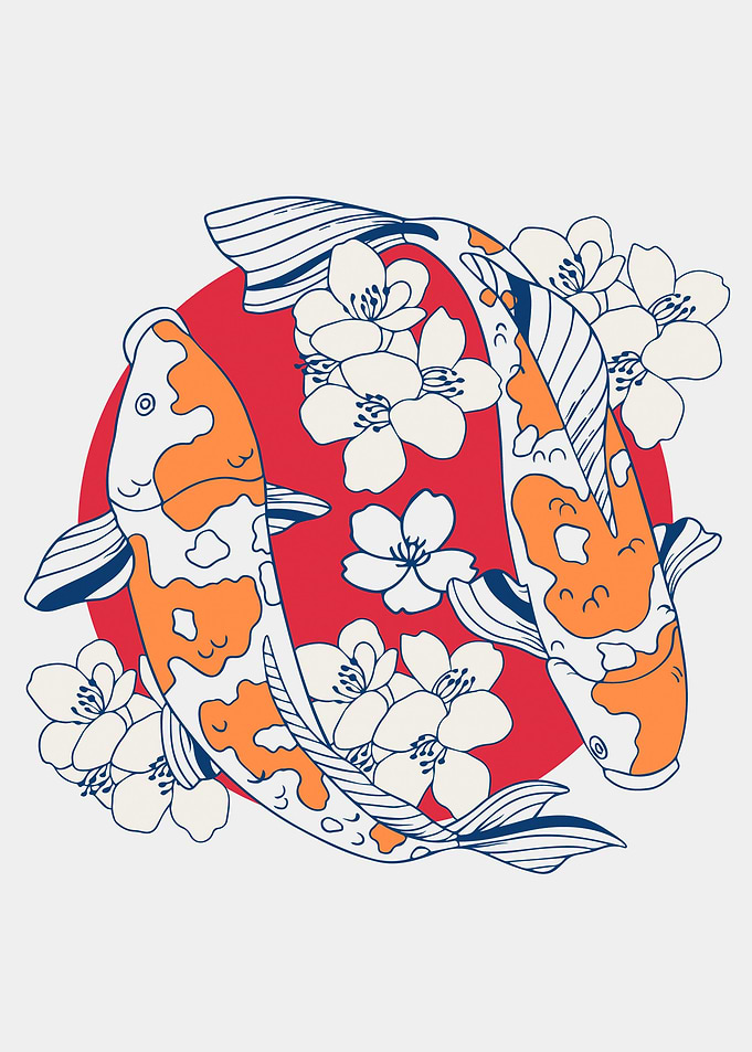 Japanese Koi Fish