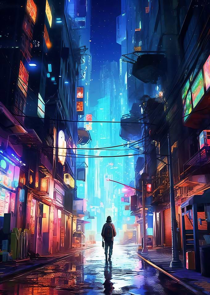 Neon Tokyo Stroll