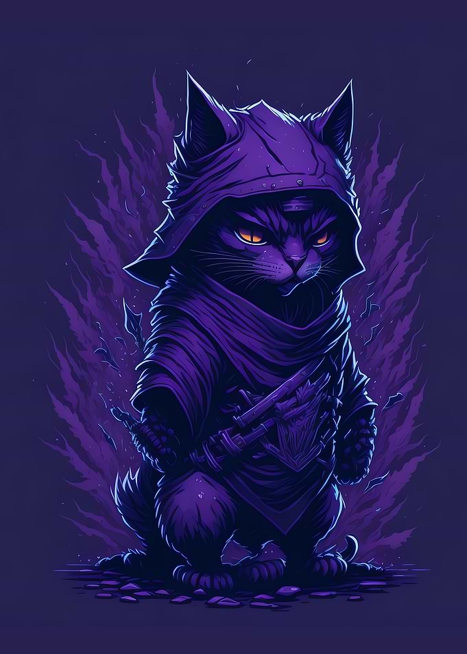 cool assassin cat