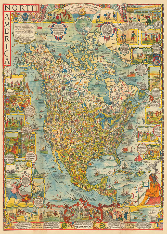 Map of North America