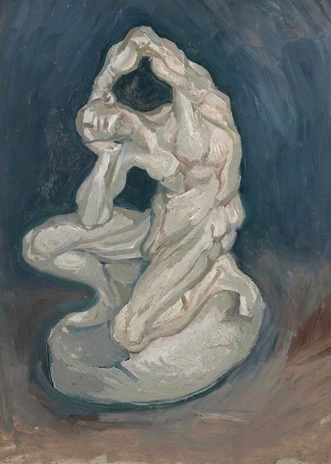 Kneeling Ecorche van Gogh