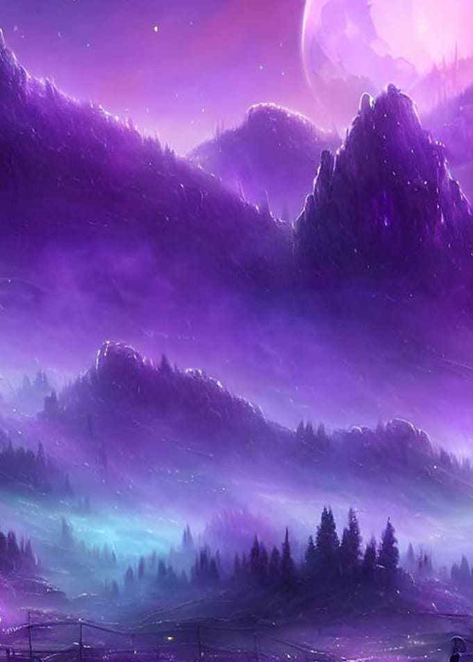 Purple Landscape