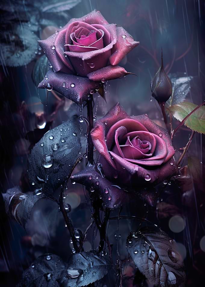 Dark roses