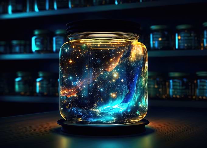 Galaxy in a Jar