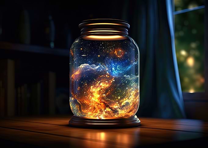 Galaxy in a Jar