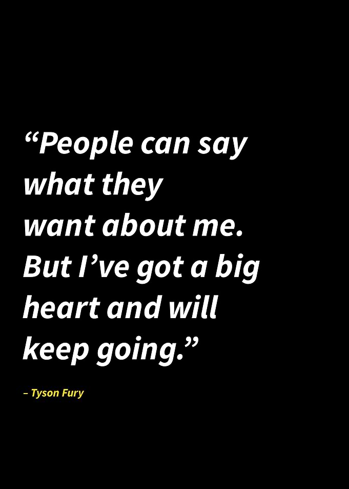 Tyson Fury quotes
