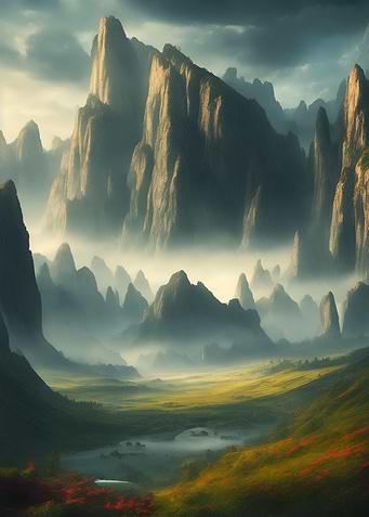Dramatic landscape