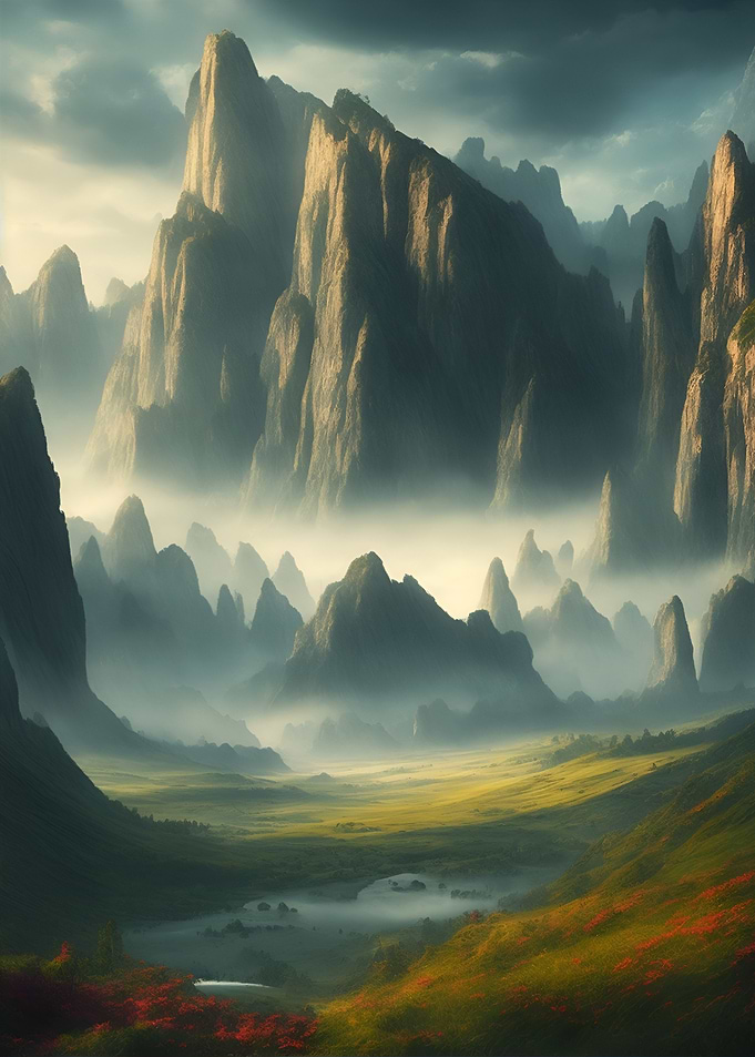 Dramatic landscape