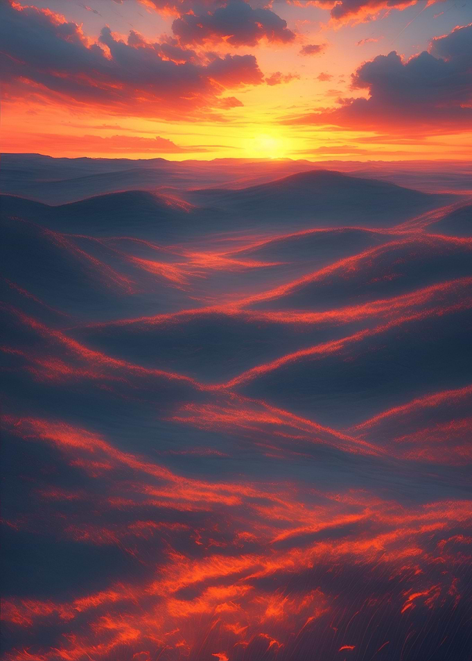 Sunset landscape