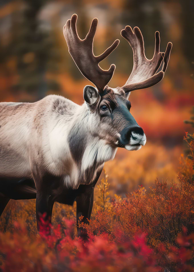 Graceful caribou