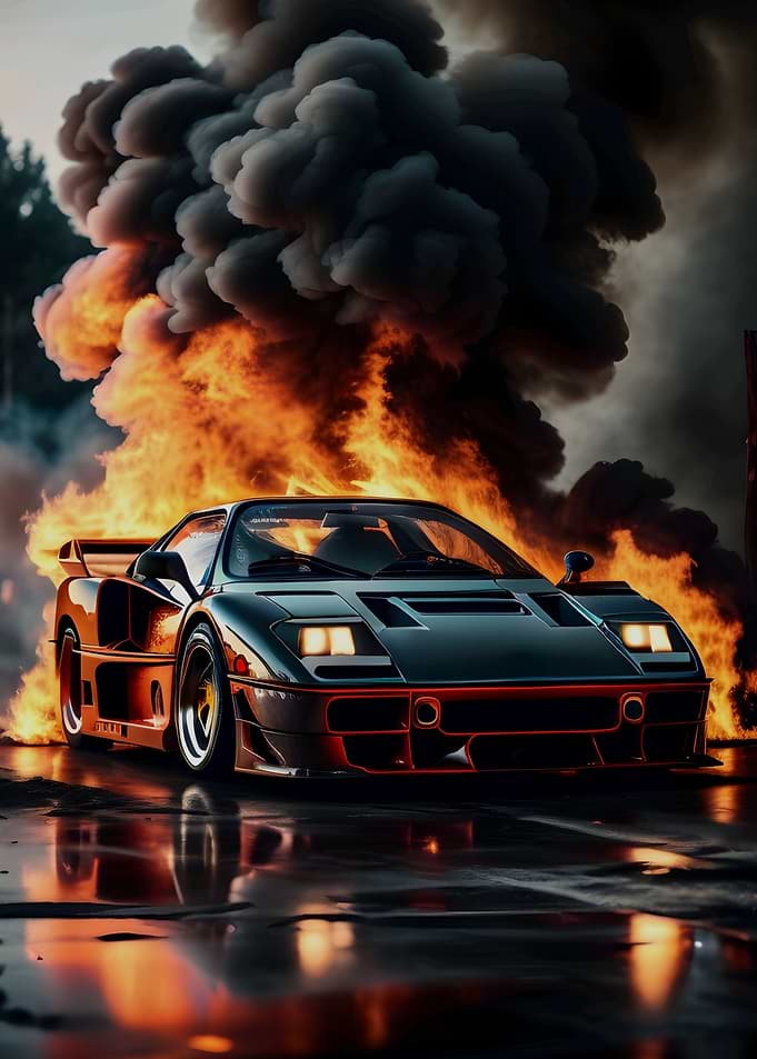 sport car Ferrari f40