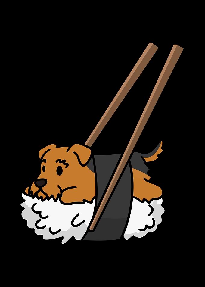 Airedale Terrier Sushi