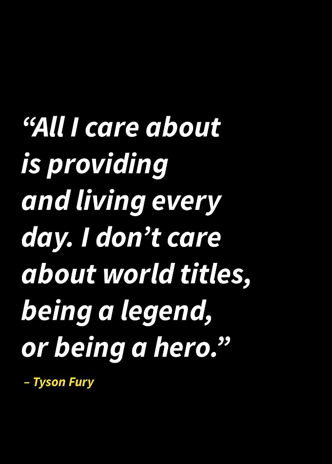 Tyson Fury quotes