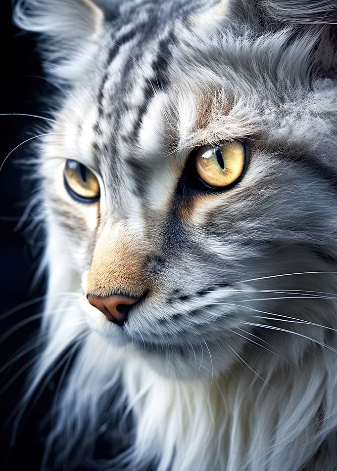 close up cats