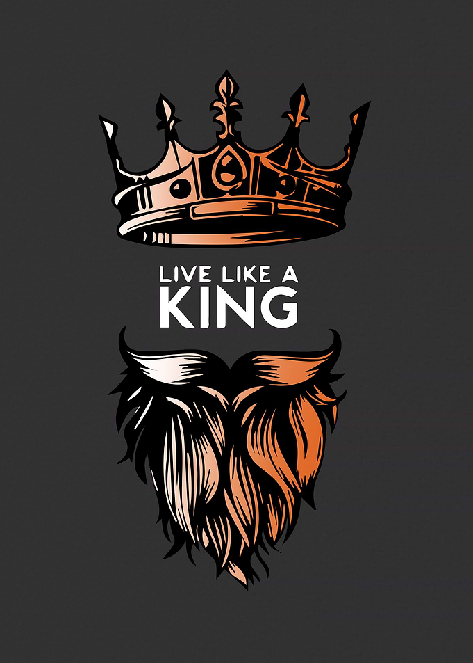 Live Like King Wall Art