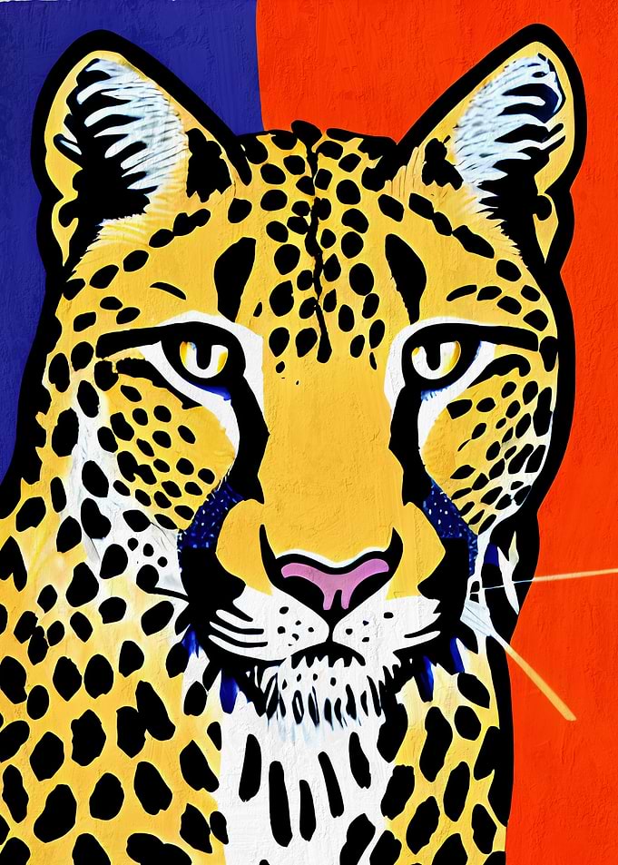 Mila Cheetah Poster