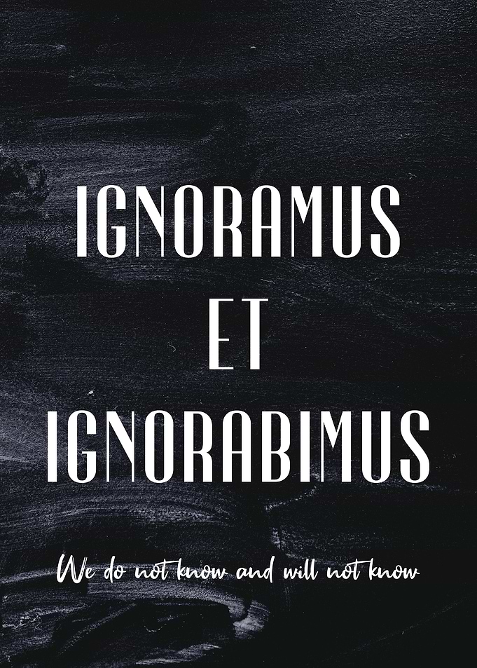 Latin Quote We do Not Know