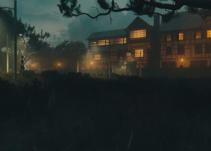 Surreal House Scene 2 3D