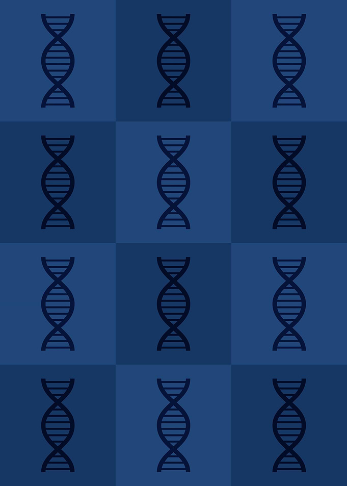 DNA Science Icons Pop Art