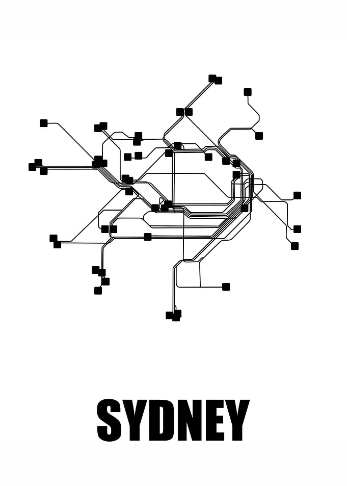 Sydney White Subway Map