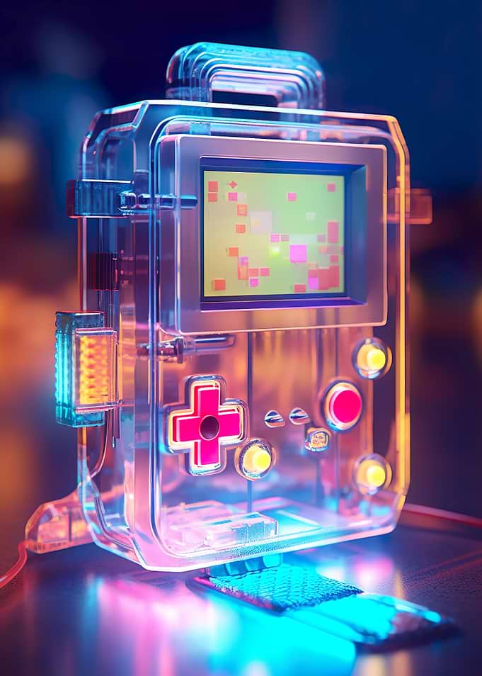 Retro Gameboy Illusion