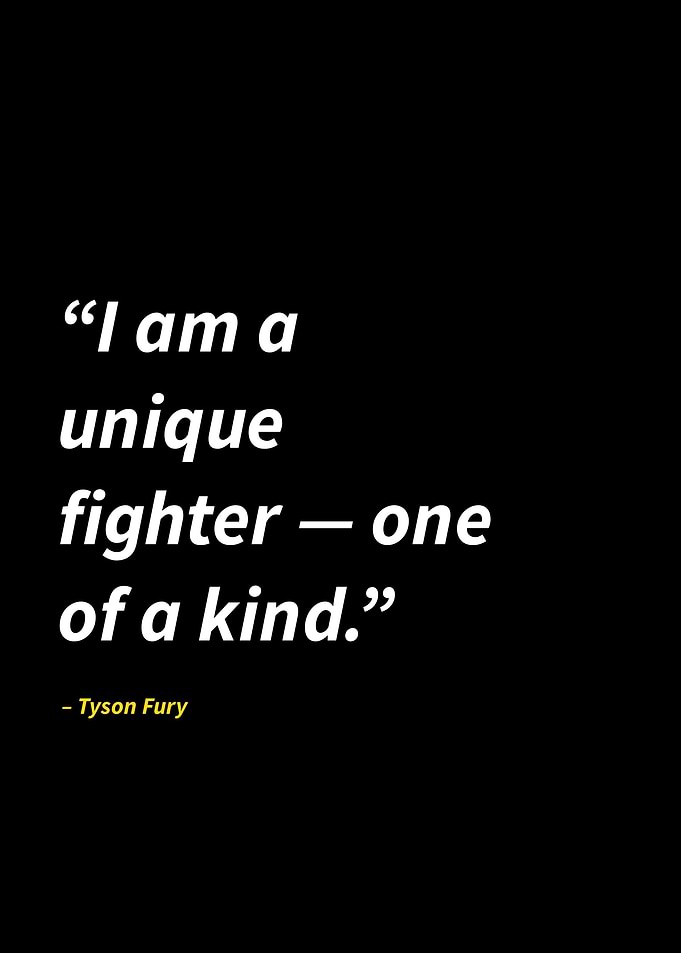 Tyson Fury quotes