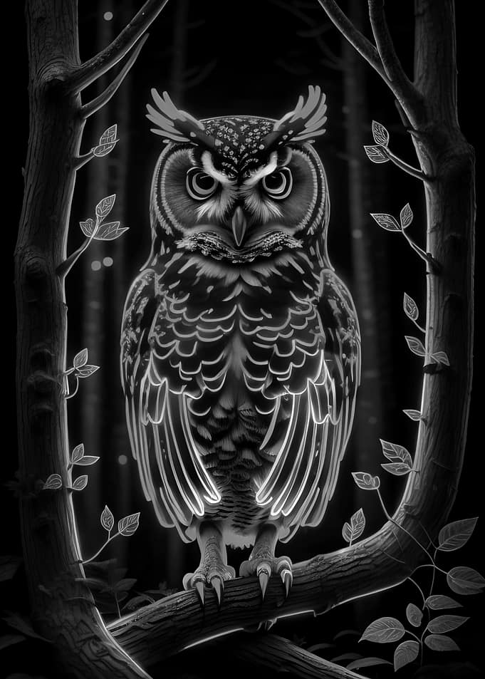 animal neon light
