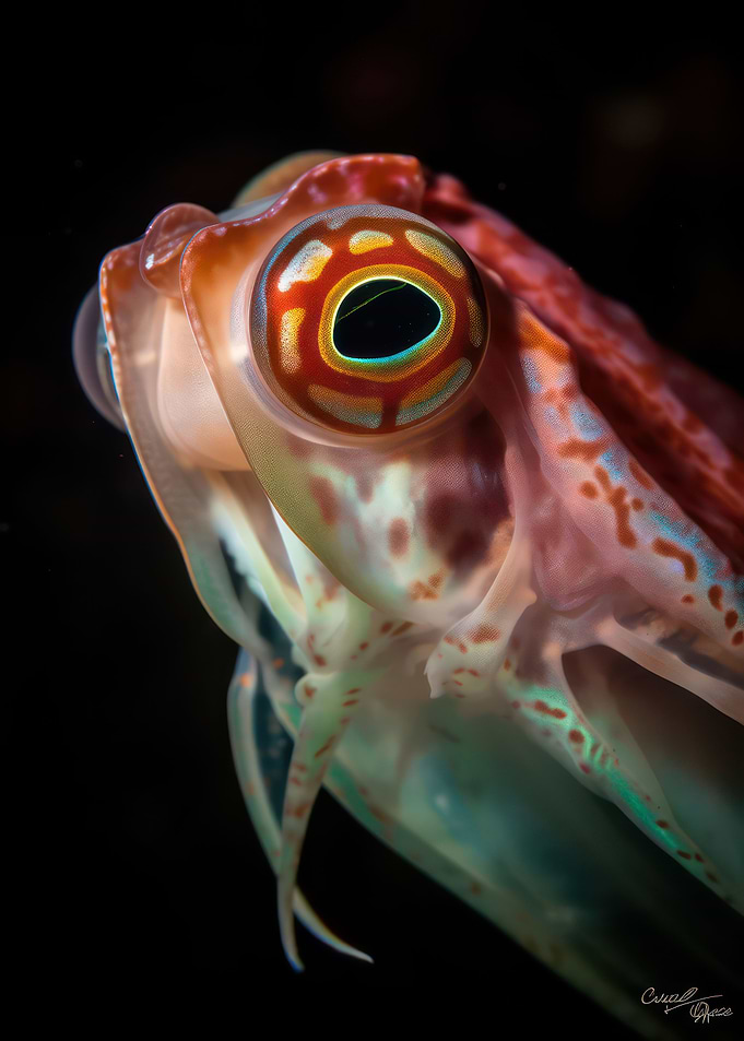 Fascinating squid