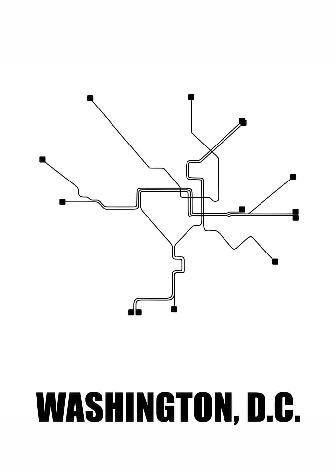 Washington DC White Subway