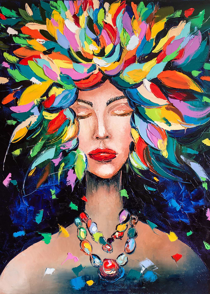 Dreaming flower queen