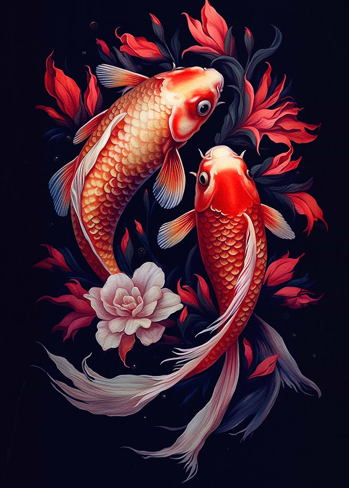 Japanese Koi fish